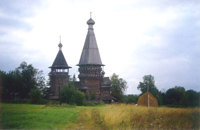 Карелия - Рождественская церковь в деревне Гимрека